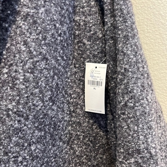 Old Navy Gray Blazer Oversized Wool-Blend - Picture 3 of 4